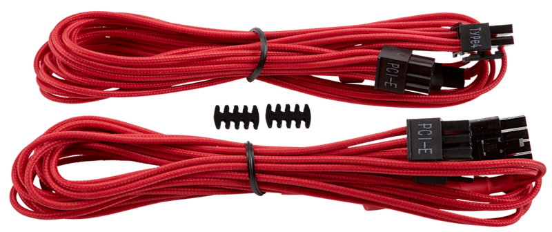 !!Corsair modular 2x PCiE Red