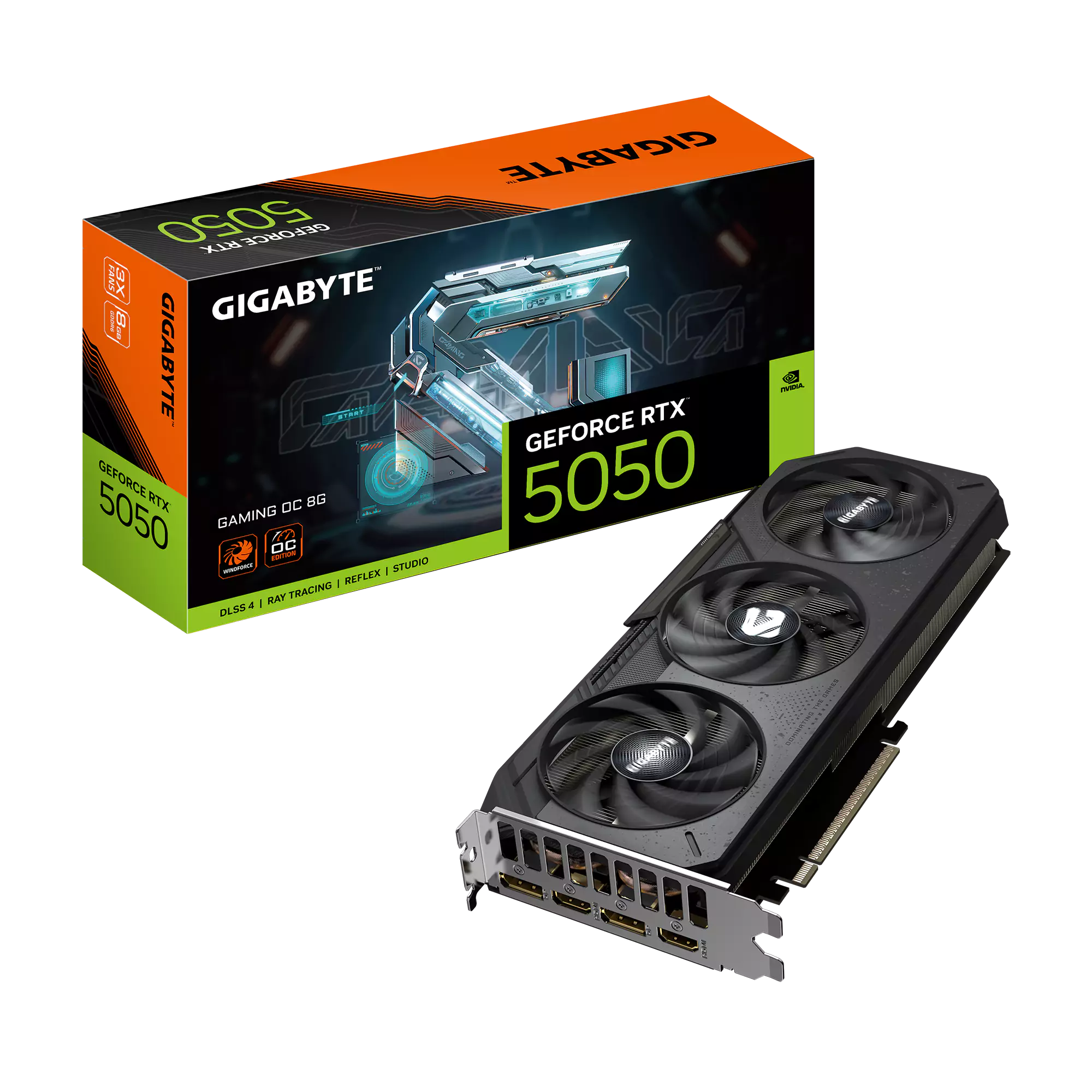 Gigabyte RTX 5050 Gaming OC 8GB GDDR6 Graphics Card