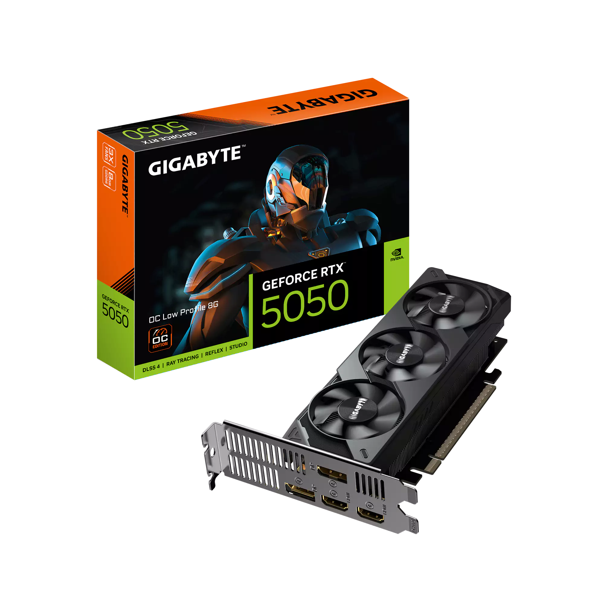 [SC-G5050-LO] Gigabyte RTX 5050 Low Profile OC 8GB GDDR6 Graphics Card