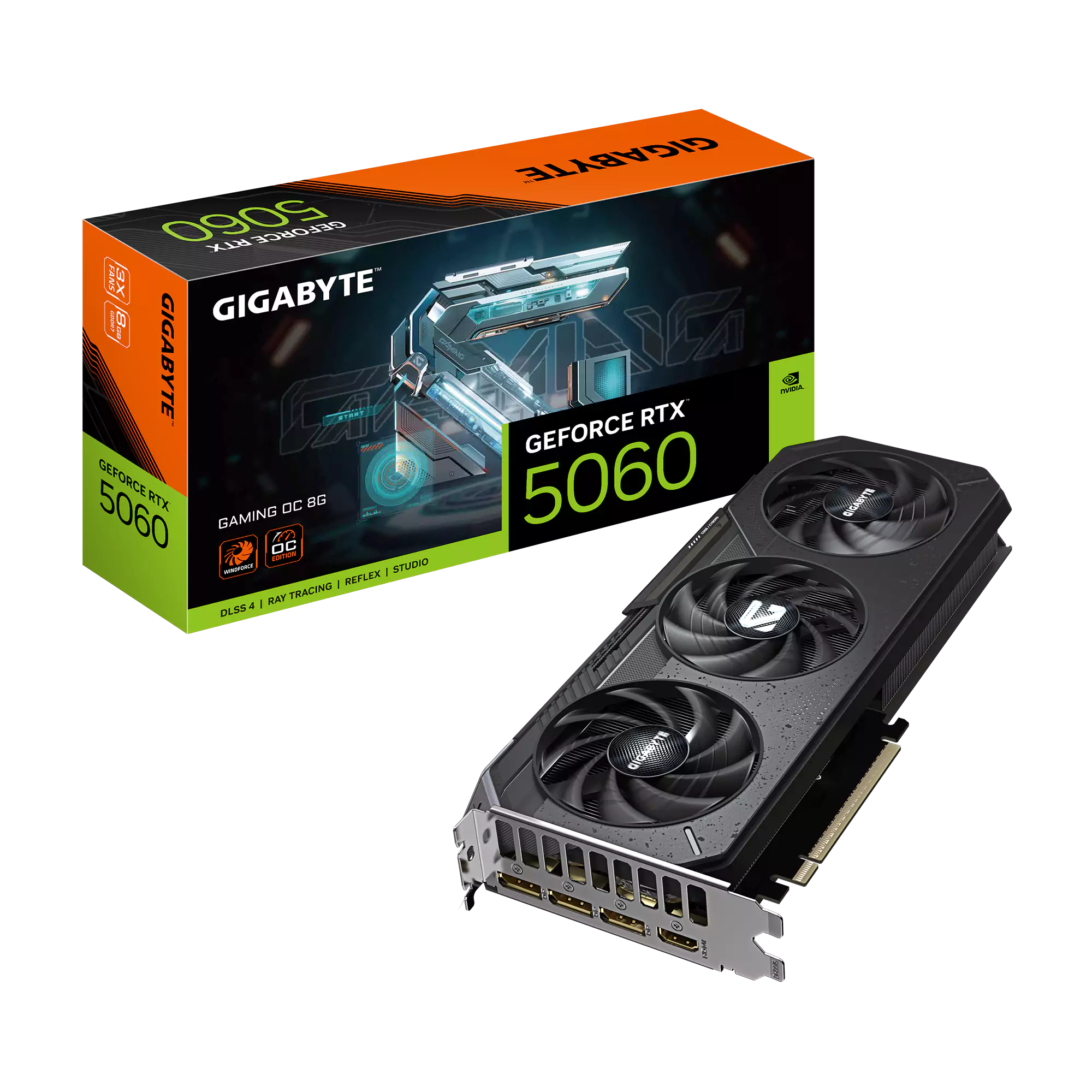 [SC-G5060-GO] Gigabyte RTX 5060 Gaming OC 8GB GDDR7 Graphics Card