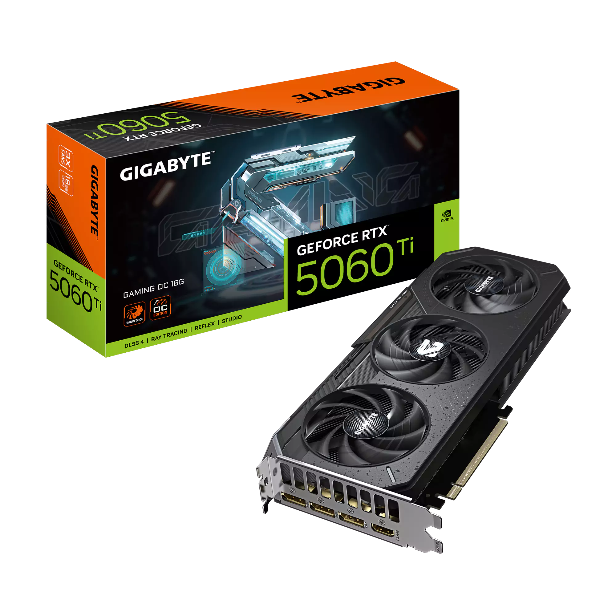 [SC-G5060TI-GO] Gigabyte RTX 5060 Ti Gaming OC 16GB GDDR7 Graphics Card