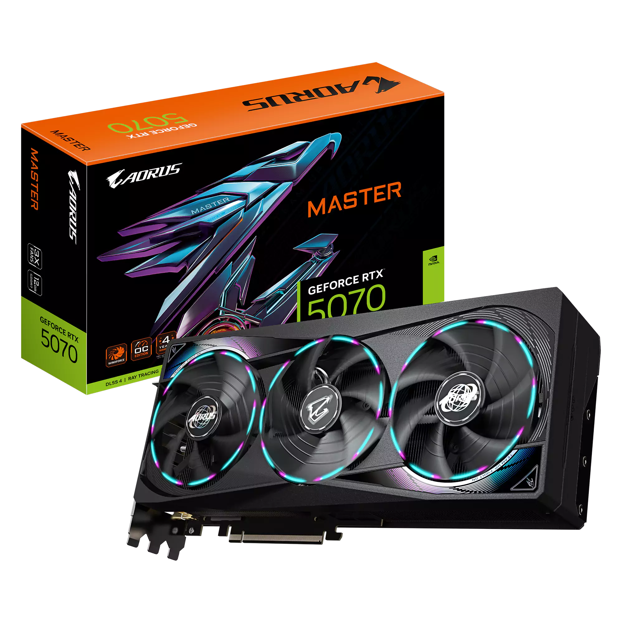 Gigabyte RTX 5070 Aorus Master 12GB GDDR7 Graphics Card