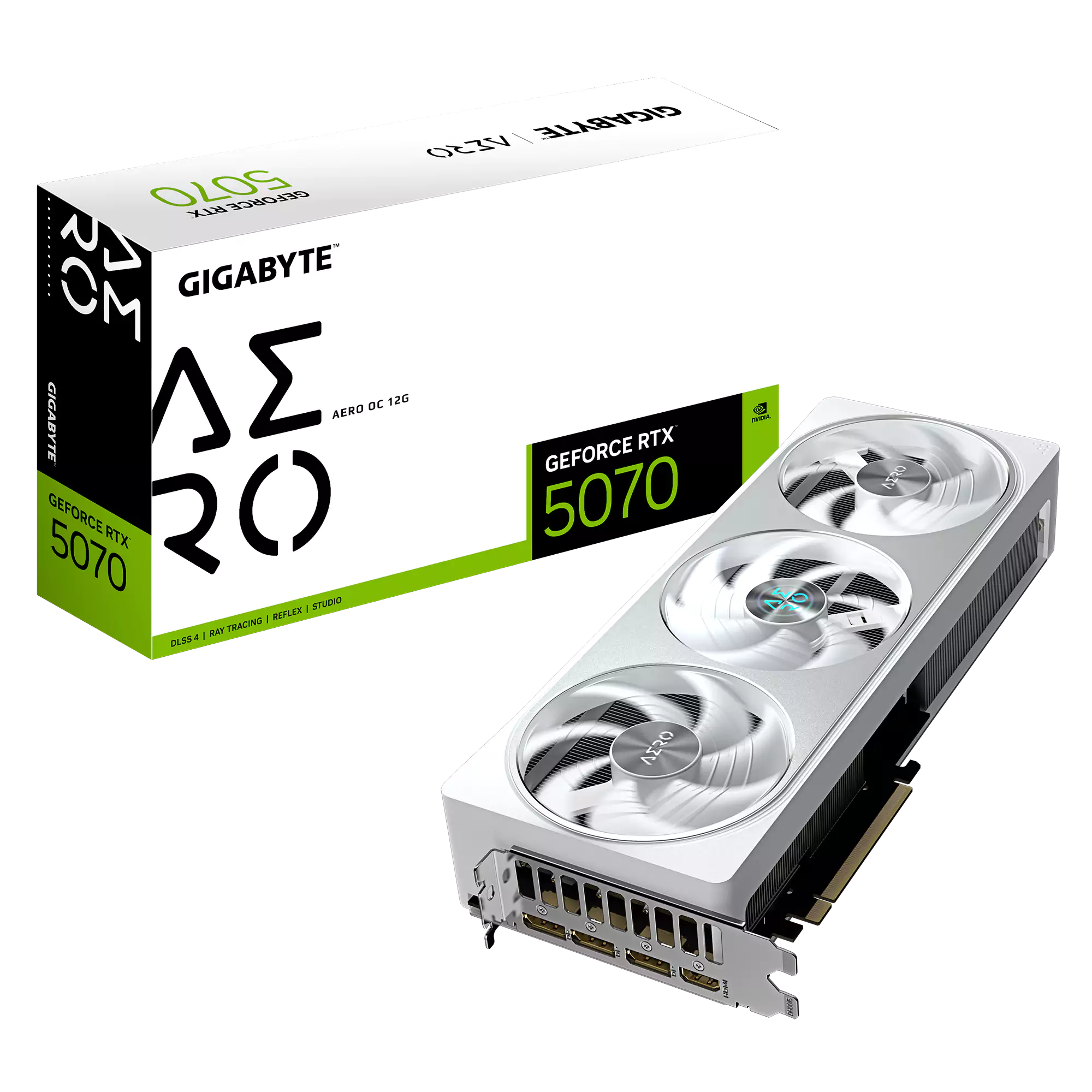 [SC-G5070-AO] Gigabyte RTX 5070 Aero OC 12GB GDDR7 Graphics Card