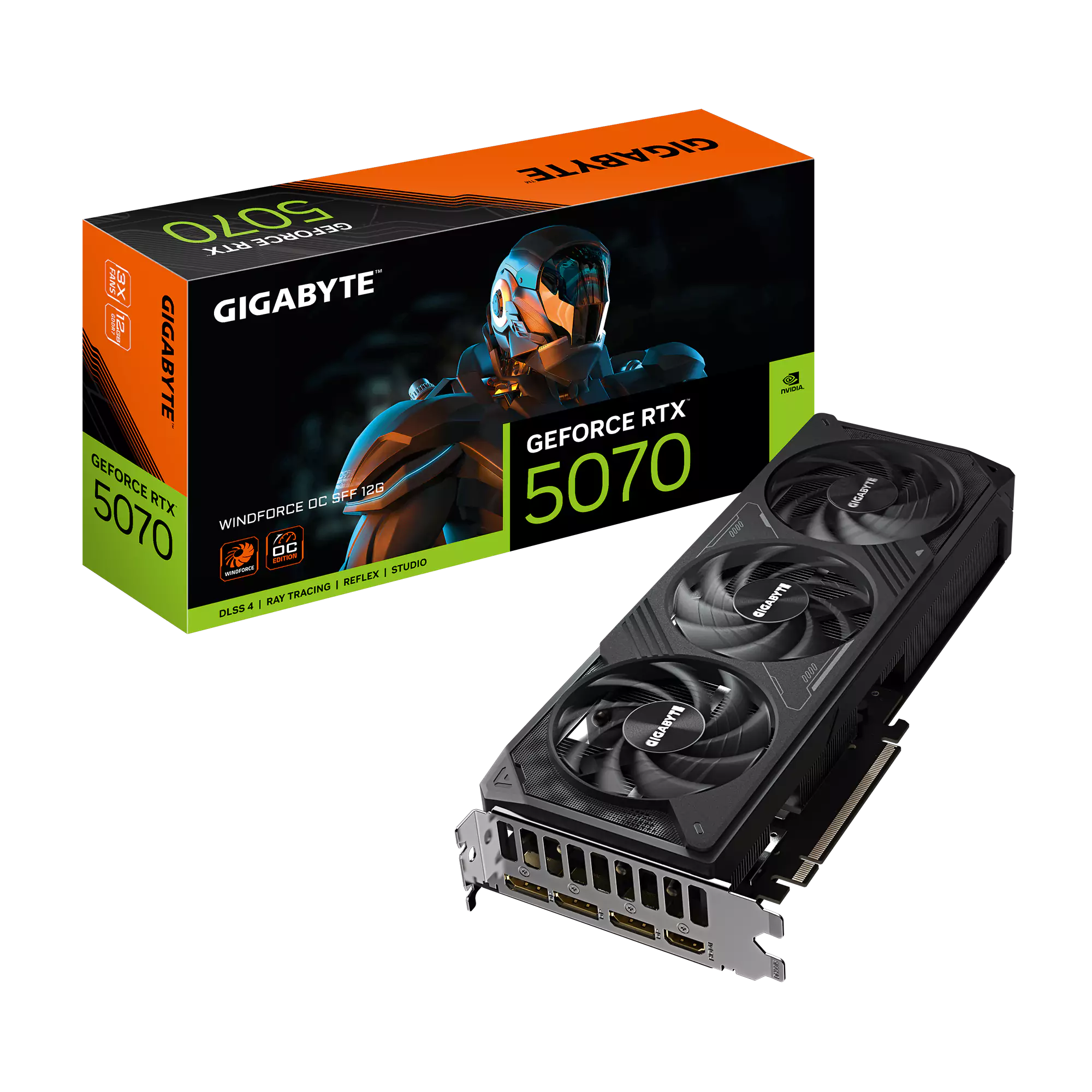 Gigabyte RTX 5070 Windforce OC 12GB GDDR7 Graphics Card
