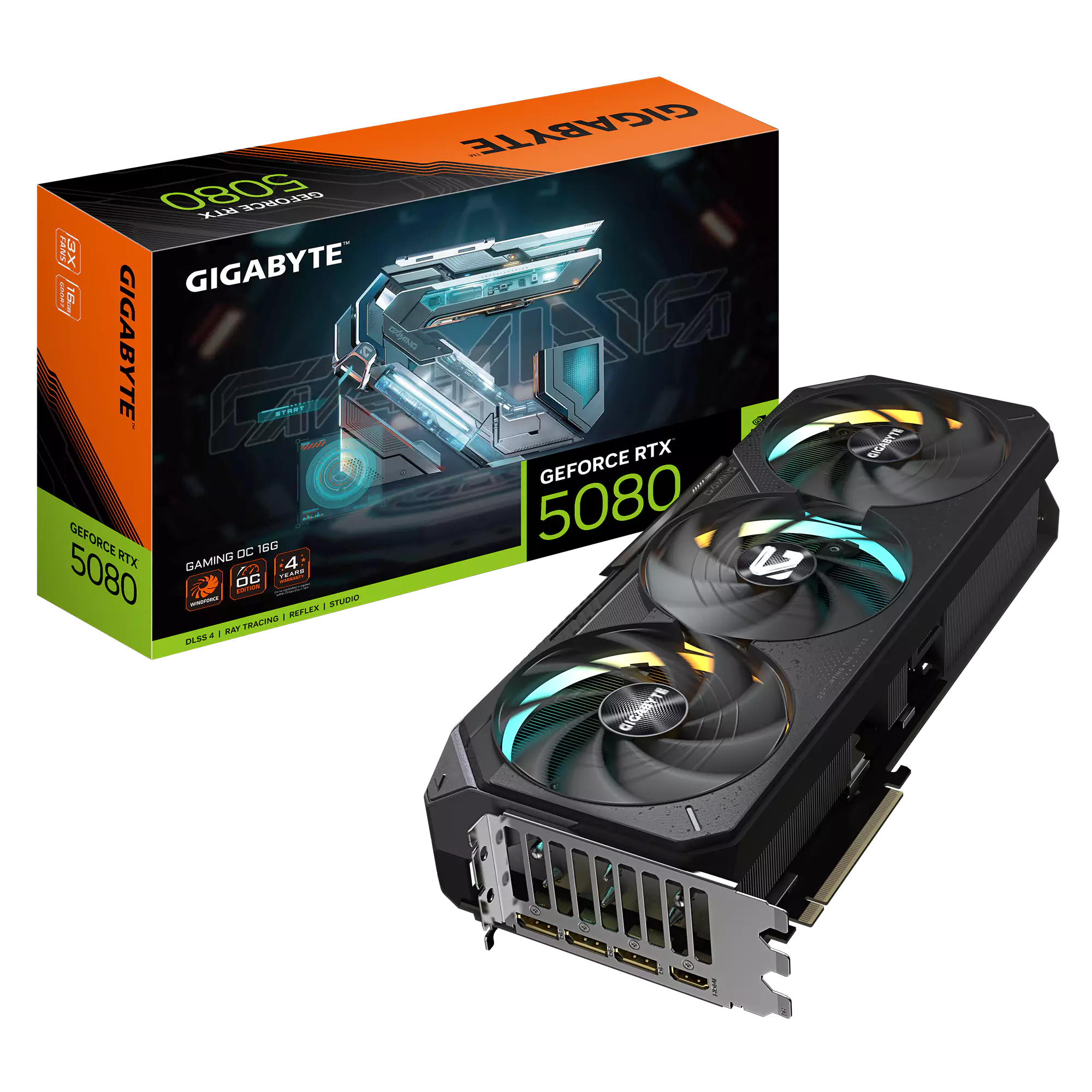 [SC-G5080-GO] Gigabyte RTX 5080 Gaming OC 16GB GDDR7 Graphics Card