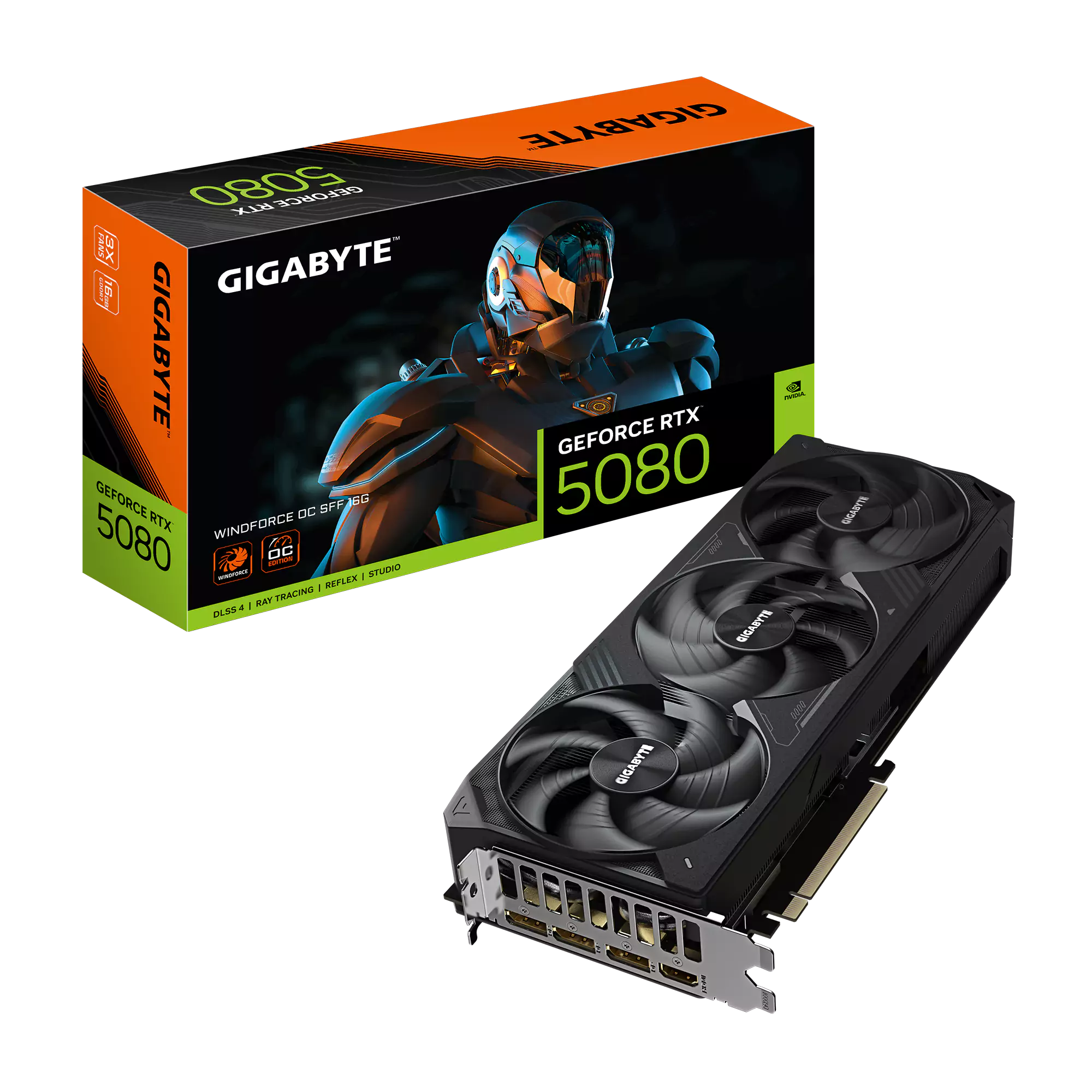 Gigabyte RTX 5080 Windforce OC 16GB GDDR7 Graphics Card