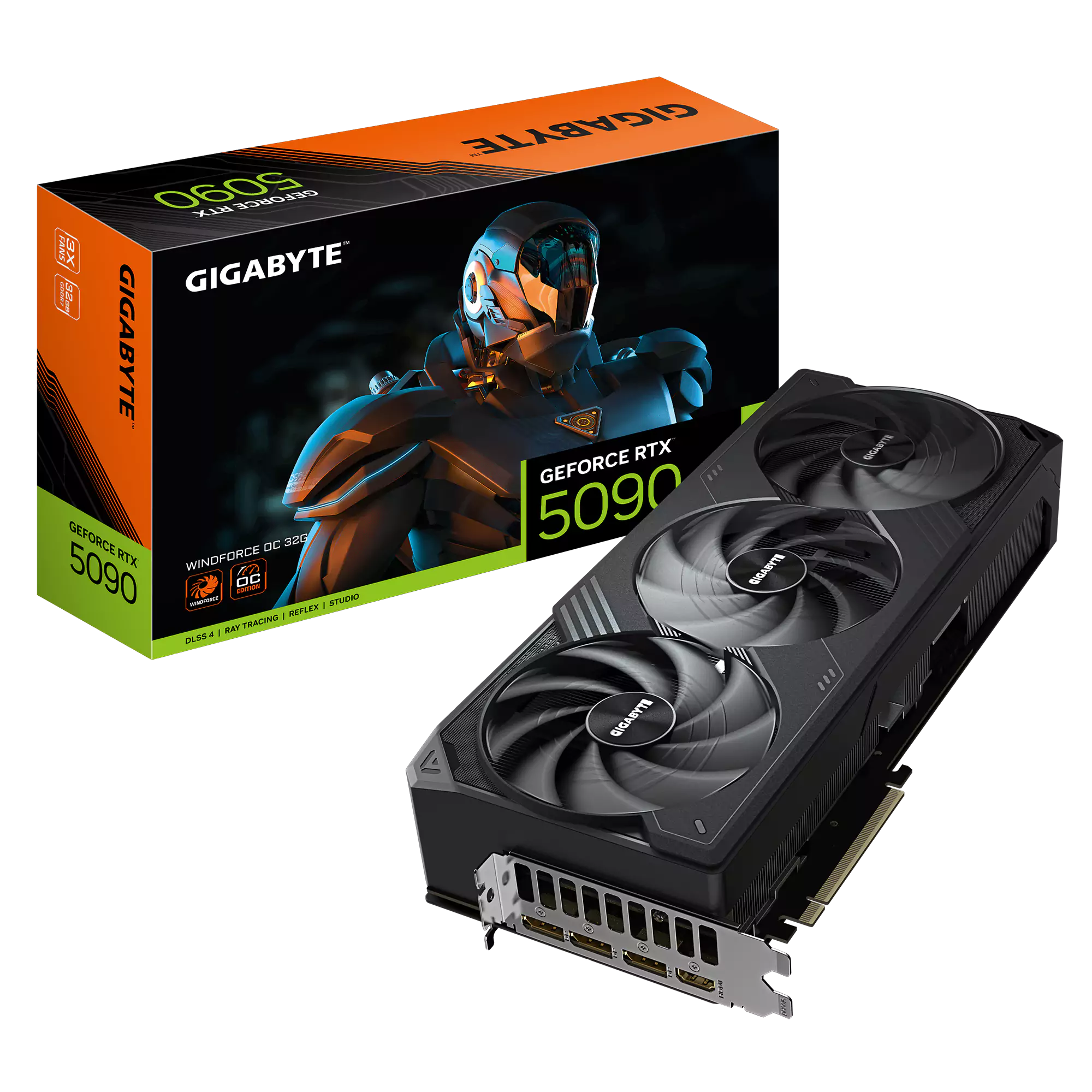 Gigabyte RTX 5090 Windforce OC 32GB GDDR7 Graphics Card