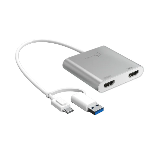 J5 JCA365 type-A/C ->2x HDMi