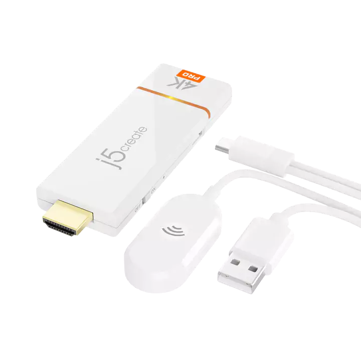 J5Create - JVAW76PRO ScreenCast 4K Pro Wireless Display Adapter