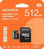 *Adata 512G miCrosdXc U3A2 End