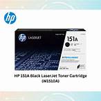 *Hp w1510a no.151A black 3050p