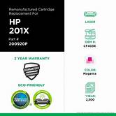 [TO-H201XM] Hp cf403X no.201 Magenta-2300p