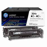 HP cc530ad no.304 Blk x2