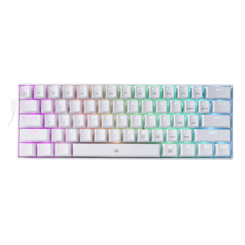 [KE-RK630R-W] Redragon K630 drag Rgb Wht