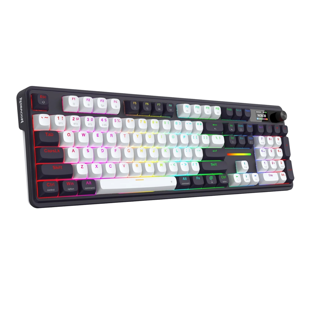[KE-RK762PR] Redragon K762 Pro terr Rgb w+b