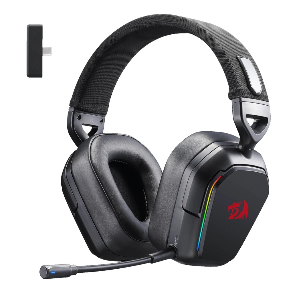 [HS-RH868R-K] Redragon H868 mira Rgb blK w+b