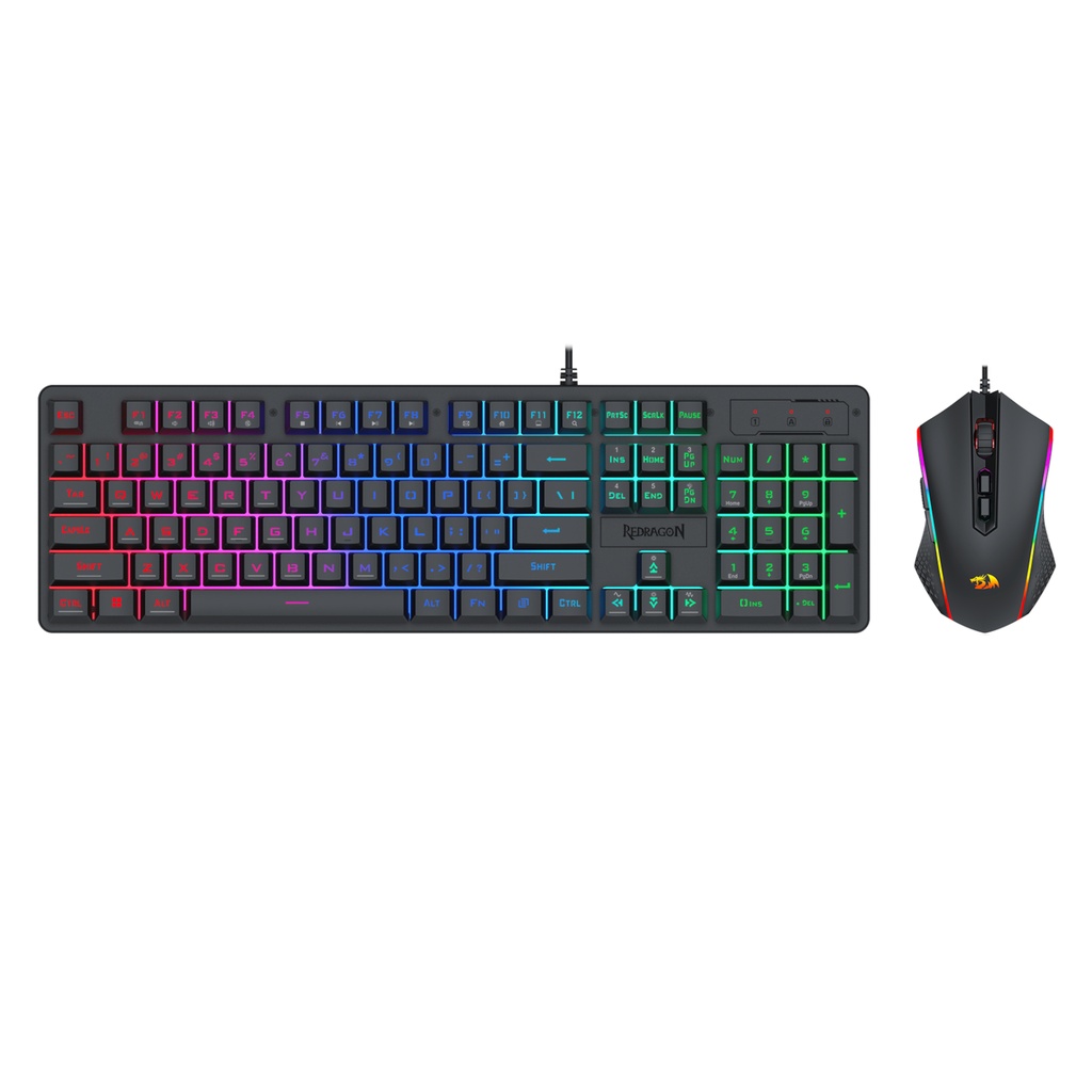 [KM-RS107R] Redragon S107 2in1 kb+mo