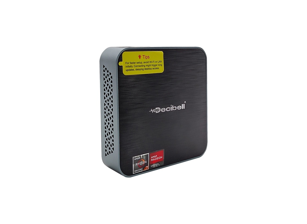 [AMO2-PRO-R7-8-512-PRO] Decibell AM02 Pro AMD Ryzen 7 Professional Mini Desktop