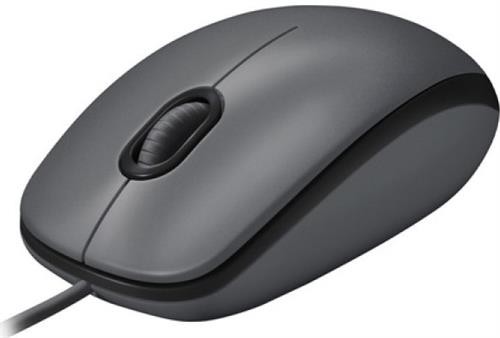 [910-006652] Logitech M100 Optical USB Mouse with Ambidextrous Design
