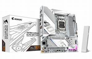 X870M AorusElite Whi/ice+Wif