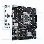 [MB-AH610PMDD4] Asus H610m Prime M-D D4