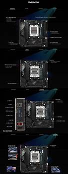 [MB-GB850IAP+W] Gigabyte B850I Aorus  Pro WiFi - 2x DDR5, 2x M.2, AM5, mini-ITX