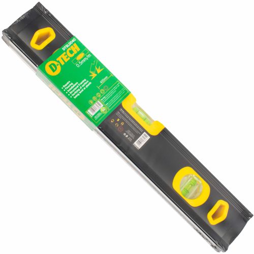 Spirit Level Beam 1200mm X 1.6mm 3 X Vial 0.5mm Accur. Alum.