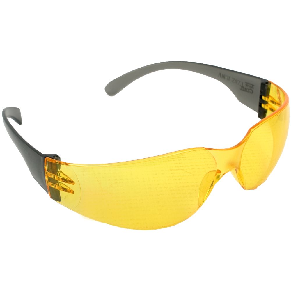 [B5163] Safety Eyewear Glasses Yellow In Poly Bag