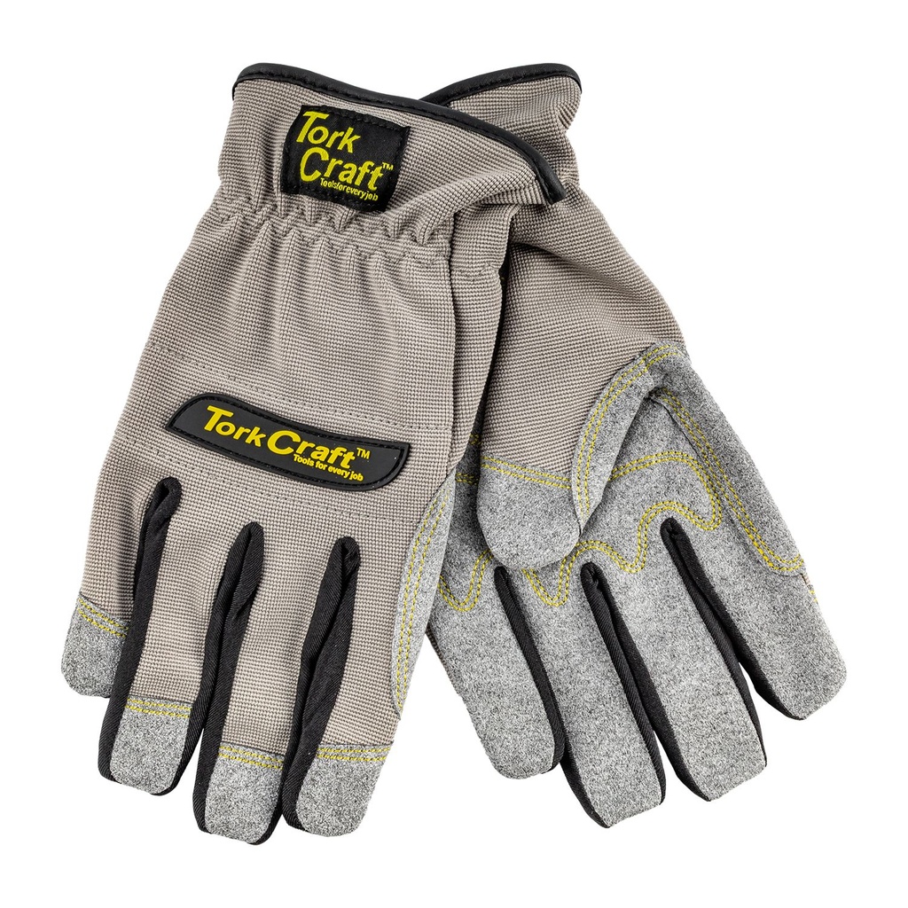Mechanics Glove Medium Synthetic Leather Palm Spandex Back
