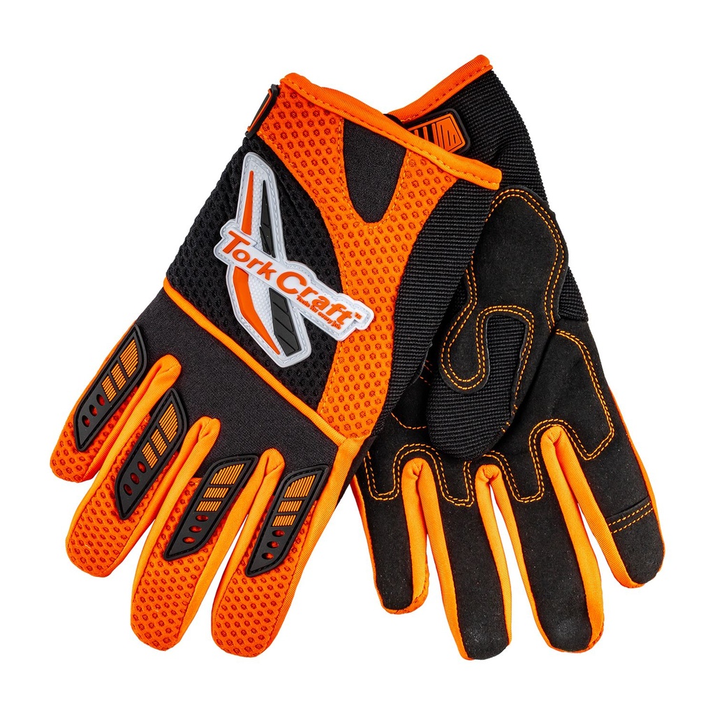 Limited Edit. X-large Racing Glove Orange Syn. Leather