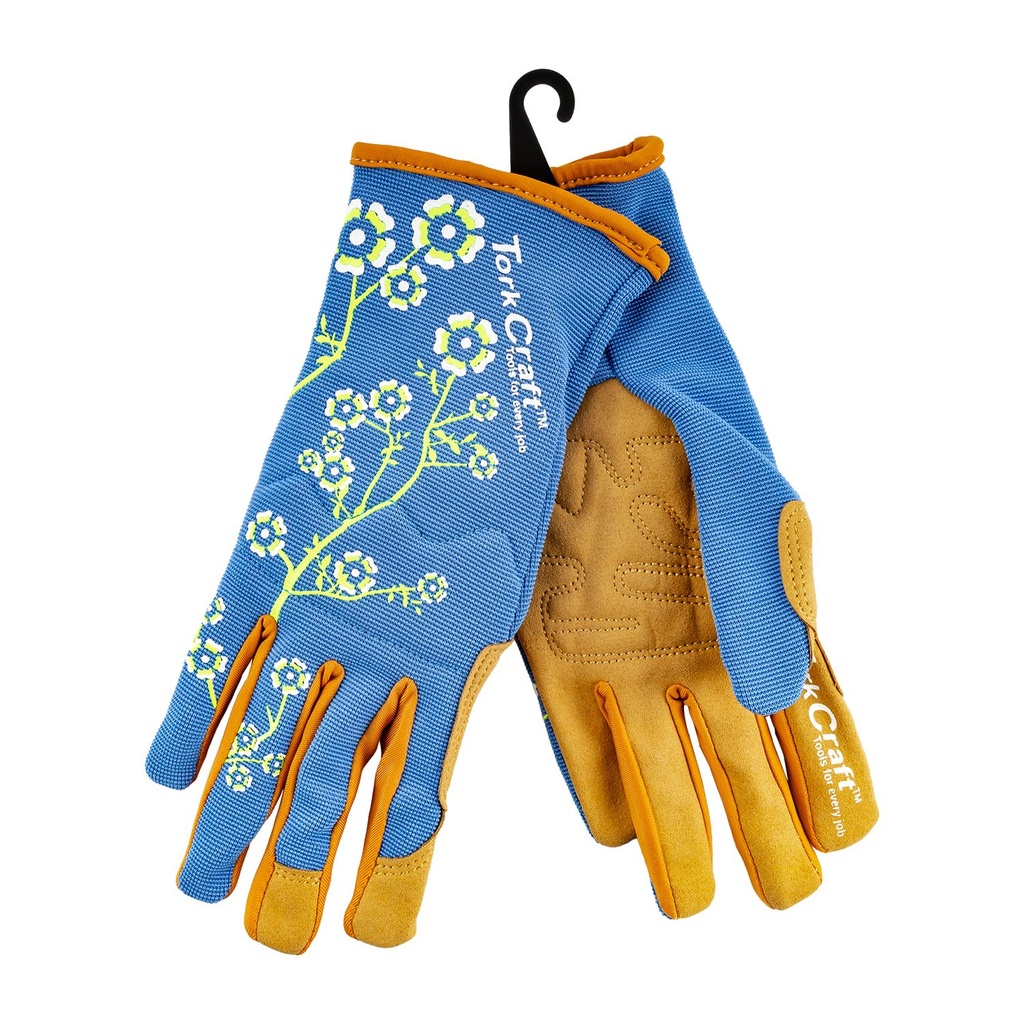 [GL41] Ladies Slim Fit X-small Garden Gloves Blue