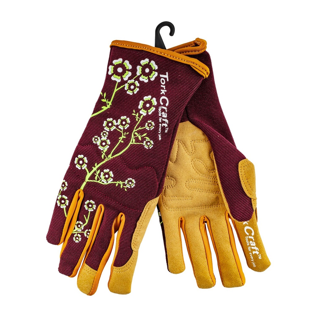 [GL48] Ladies Slim Fit Small Garden Gloves Maroon