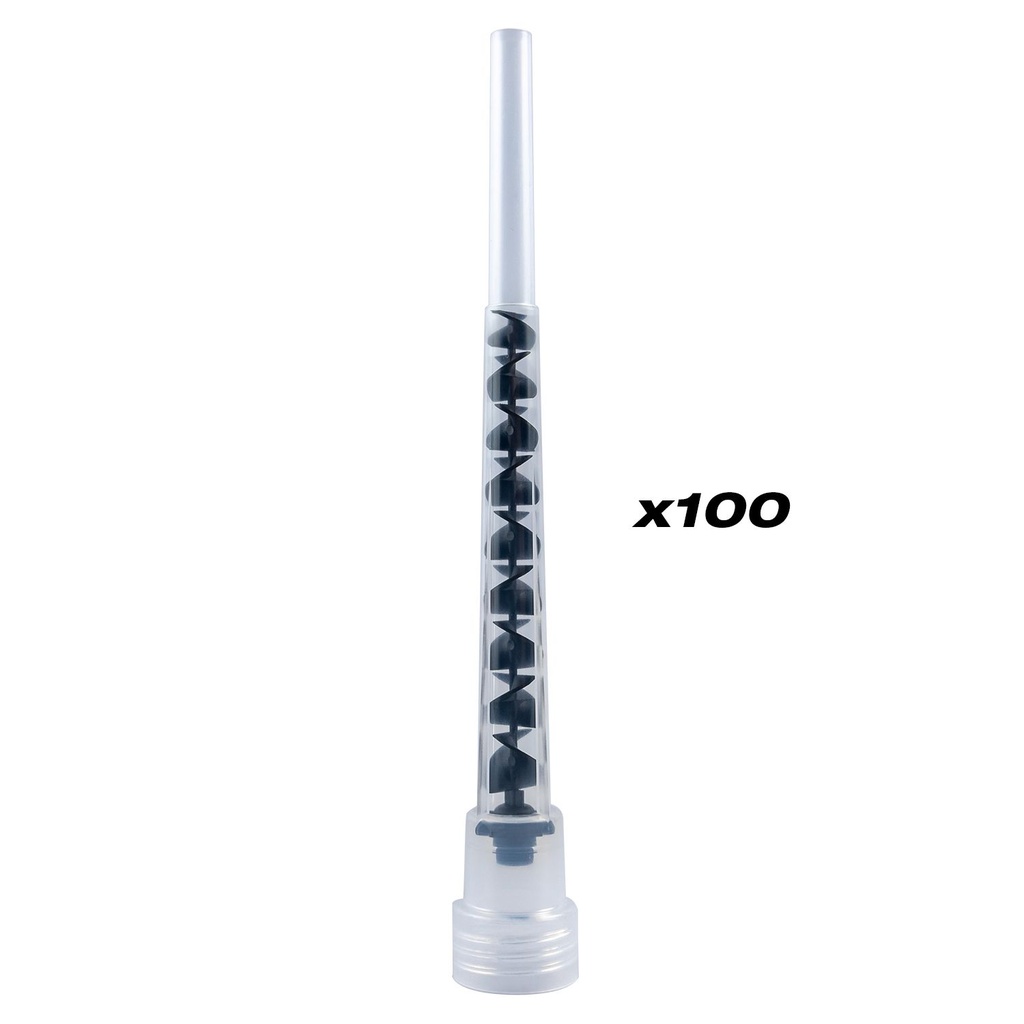 [DTCANOZ-100] Mixer Nozzles 100pc 2 Component Chemical Anchors