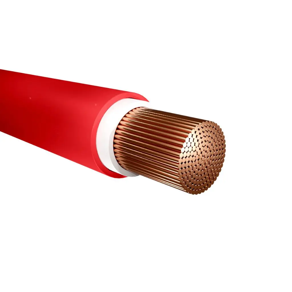 Cable | 50mm Red | Fine Strand