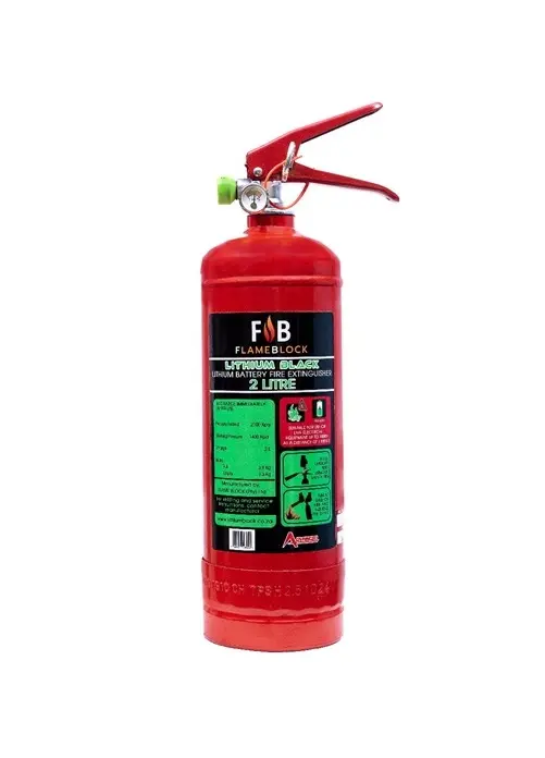 Flameblock 2l Lithium Battery Fire Extinguisher